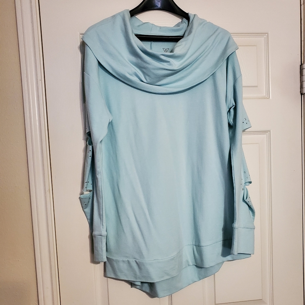 LIVI Active Cowl Neck Top